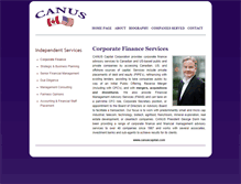 Tablet Screenshot of canuscapital.com